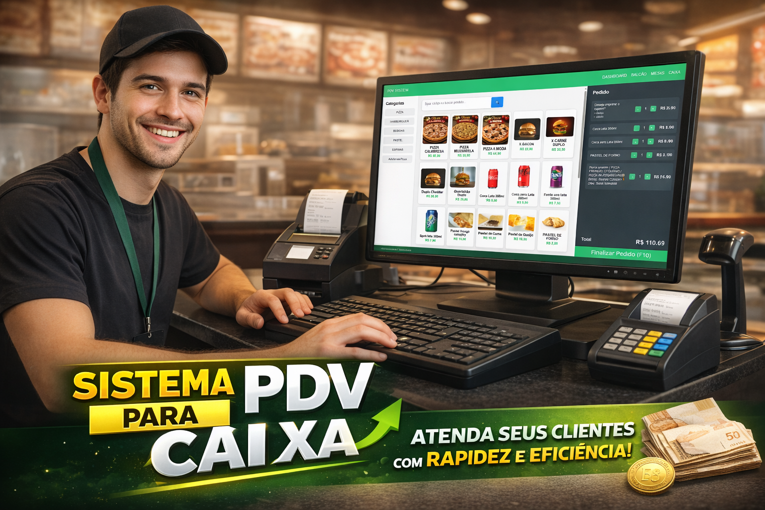 Sistema de Autoatendimento e PDV da NSW Sistemas
